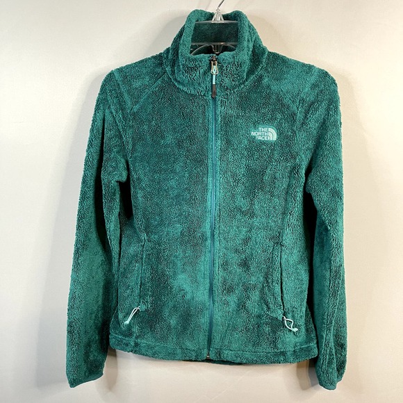 TNF The North Face Womens Osito Jacket Teal Blue | Soft Fuzzy | Size XS - Picture 1 of 5